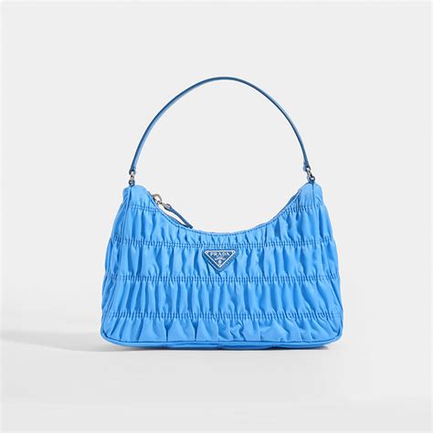 prada hobo blue|prada hobo bag women.